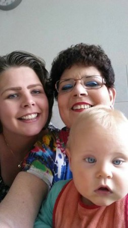 3 generaties  Bianca ik en ranomi